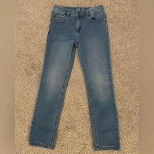 Girls Blue Skinny Denim Stretch Jeans Slim Size 10